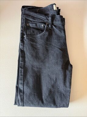 Wrangler Men's Black Denim Jeans - Classic Straight Fit 32x30